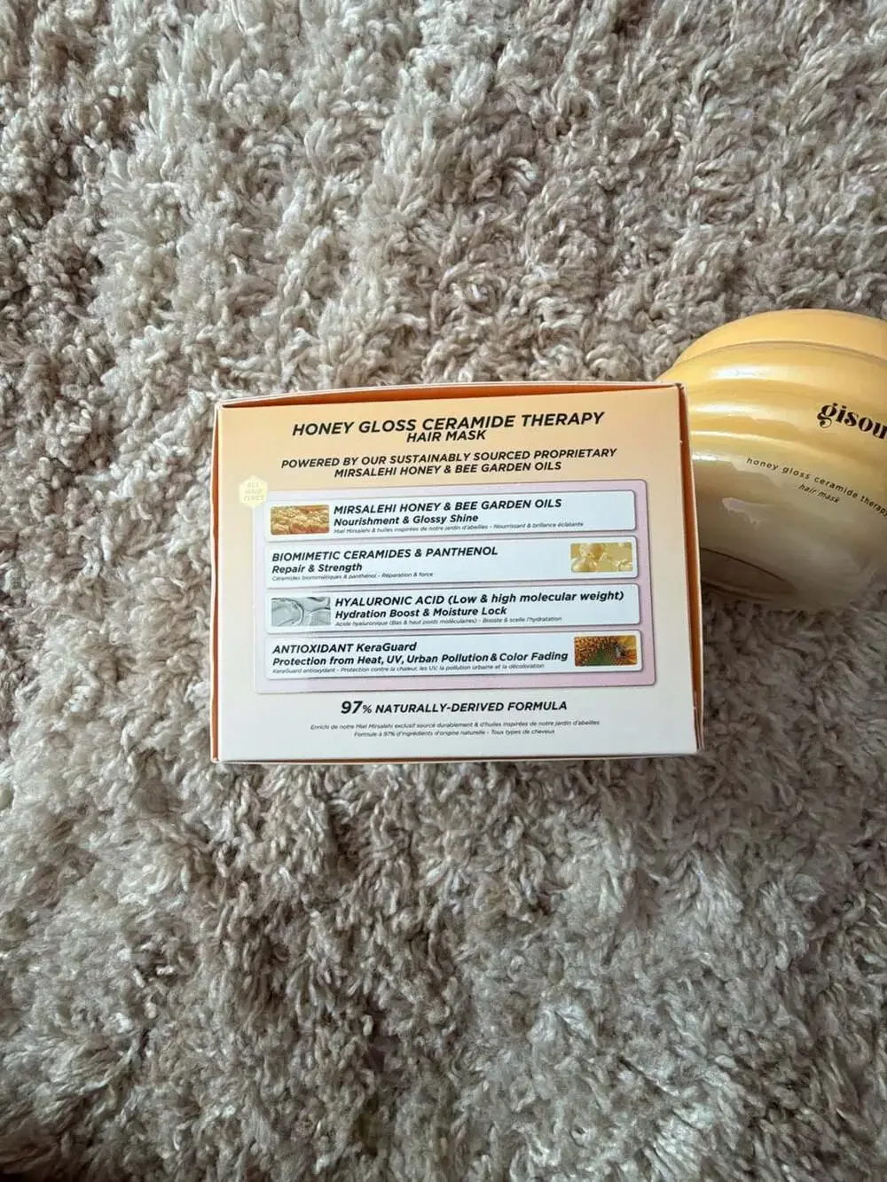 Gisou Honey Gloss Ceramide Therapy Hair Mask 230ml